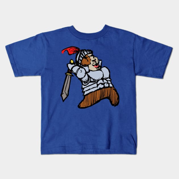 Guinea Pig Knight Kids T-Shirt by GuineaPigArt